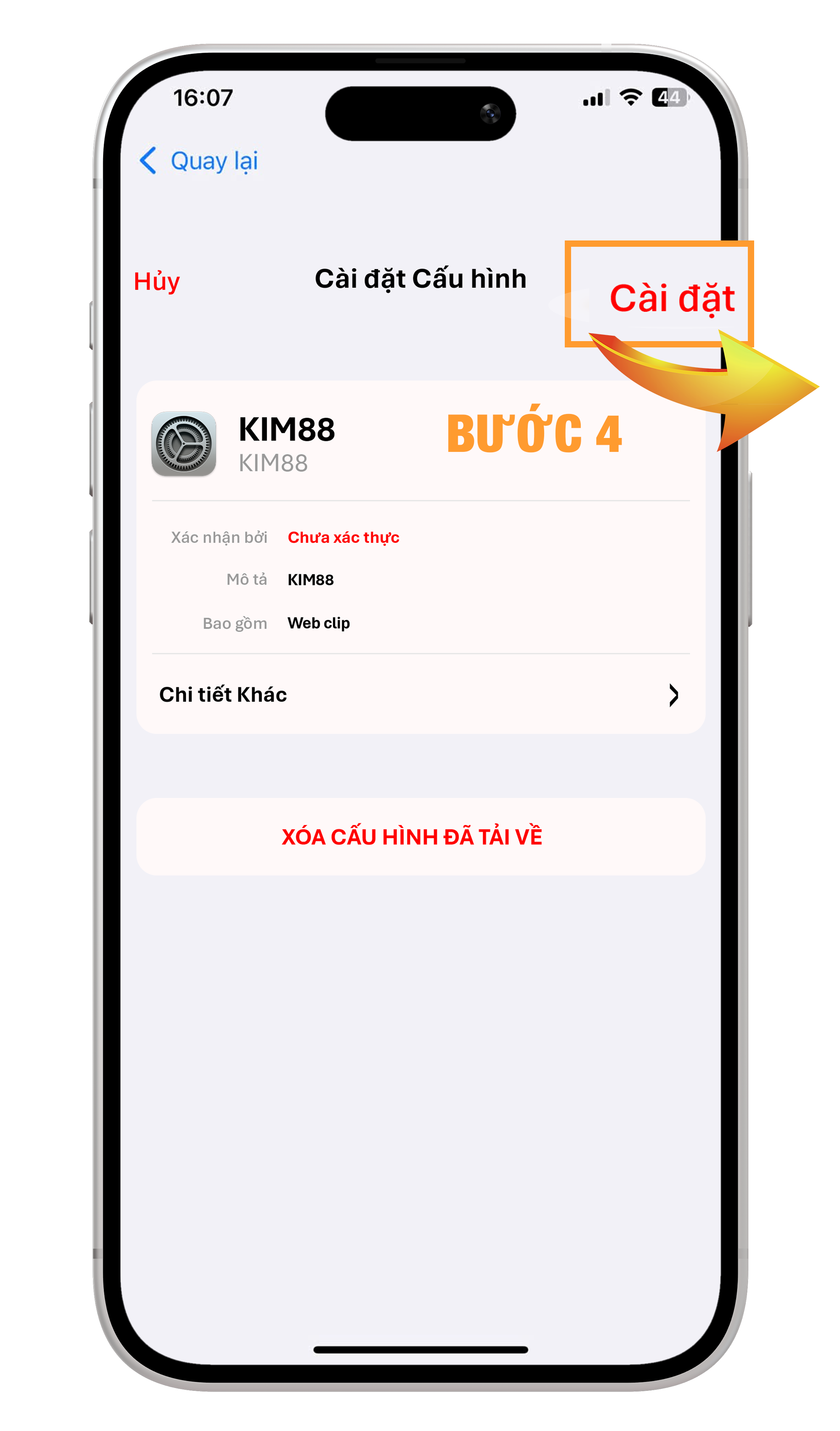 KIM66 - Hướng dẫn tải app trên điện thoại di động
